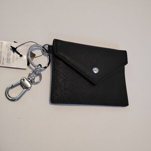 NWT White House Black Market Black Keychain Card Holder